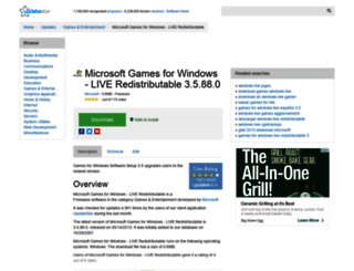 microsoft-games-for-windows-live-redistributable.updatestar.com screenshot