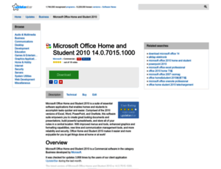 microsoft-office-home-and-student-2010.updatestar.com screenshot
