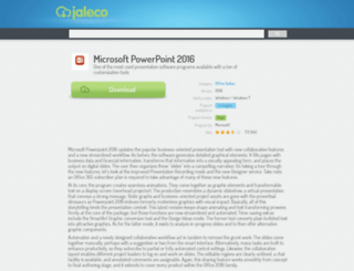 microsoft-powerpoint-2016.jaleco.com screenshot