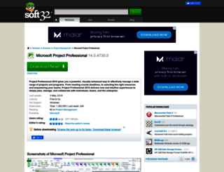microsoft-project-professional.soft32.com screenshot