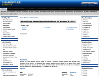 microsoft-sql-server-migration-assistant-for-access.sharewarejunction.com screenshot