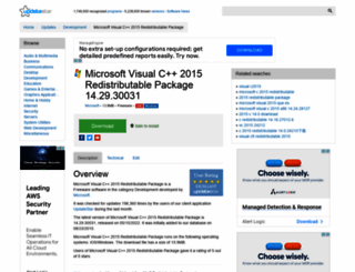 microsoft-visual-c-2015-redistributable-package.updatestar.com screenshot