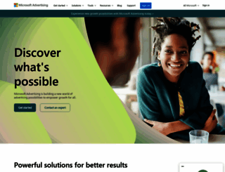 microsoftadvertising.com screenshot