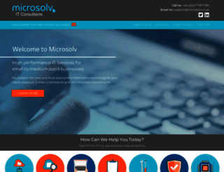 microsolv.co.uk screenshot