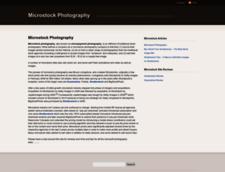 microstockphotographs.wordpress.com screenshot