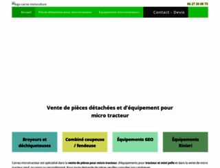 microtracteur-carrez.com screenshot