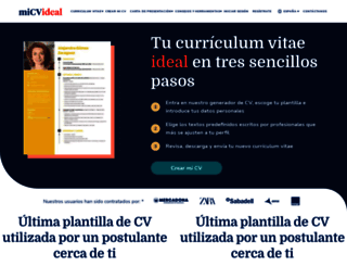 micvideal.es screenshot