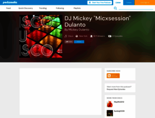 micxsession.podomatic.com screenshot
