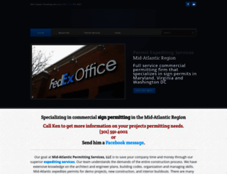 mid-atlanticpermits.com screenshot