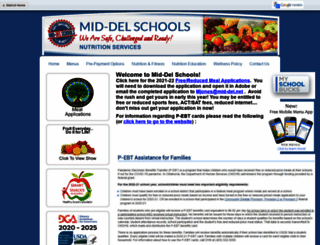 mid-delchildnutrition.com screenshot