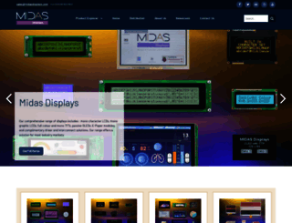 midasdisplays.com screenshot