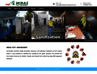midaspestcontrol.com screenshot