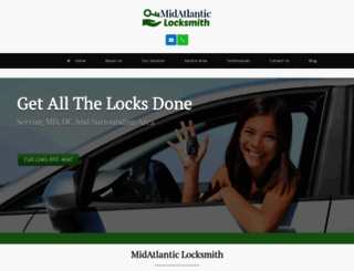 midatlanticlocksmith.com screenshot