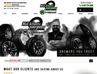 midatlantictire.com screenshot