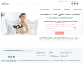 midatlanticweddingdirectory.com screenshot