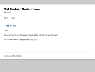 midcenturymodernlove.com screenshot