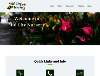 midcitynursery.com screenshot