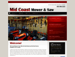 midcoastmower.com screenshot