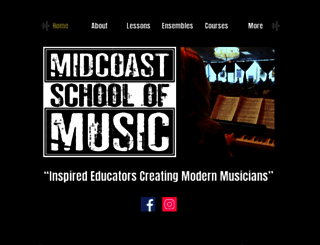 midcoastschoolofmusic.com screenshot