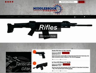 middlebrookfirearms.com screenshot