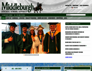 middleburghcsd.org screenshot