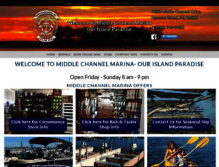 middlechannelmarina.com screenshot