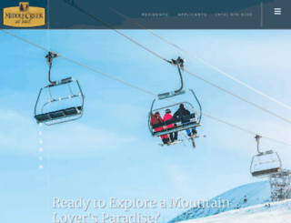 middlecreekvillage.com screenshot