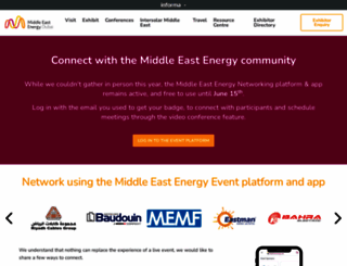 middleeast-energy.com screenshot