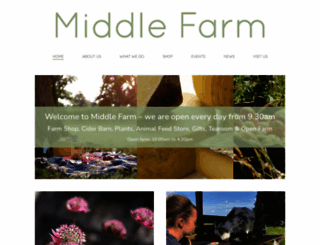 middlefarm.com screenshot