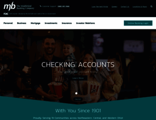 middlefieldbank.bank screenshot
