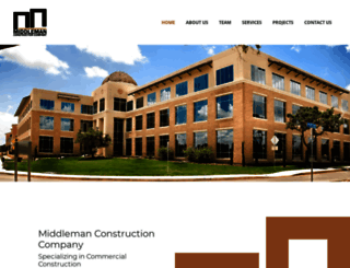 middlemanconstruction.com screenshot