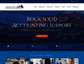 middletonaccounting.com screenshot