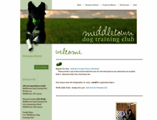 middletowndogtraining.com screenshot