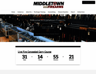middletownfirearms.com screenshot