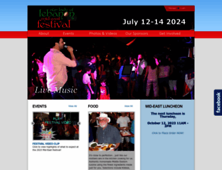 mideastfestival.com screenshot