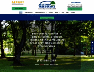 midfloridatreeservice.com screenshot