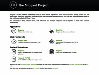 midgard-project.org screenshot
