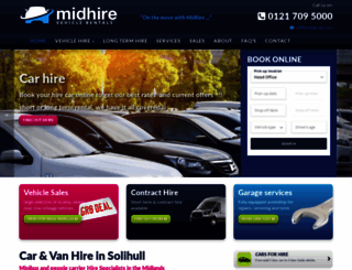 midhire.co.uk screenshot