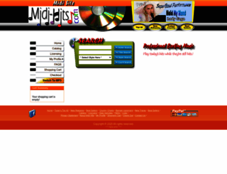 midi-hits.com screenshot