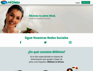 midieta.com screenshot