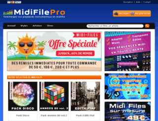 midifile-pro.com screenshot