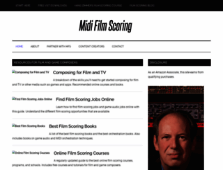 midifilmscoring.com screenshot