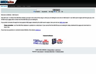 midisite.co.uk screenshot