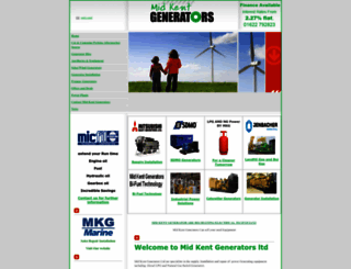 midkentgenerators.co.uk screenshot