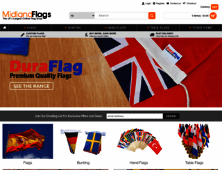 midland-flags.co.uk screenshot
