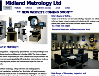 midland-metrology.co.uk screenshot