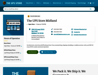 midland-tx-5023.theupsstorelocal.com screenshot