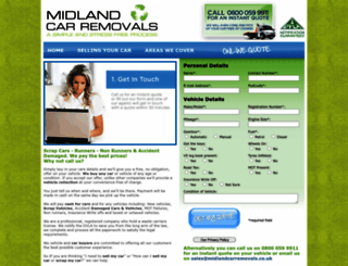 midlandcarremovals.co.uk screenshot