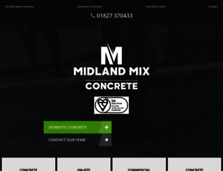 midlandmixconcrete.co.uk screenshot