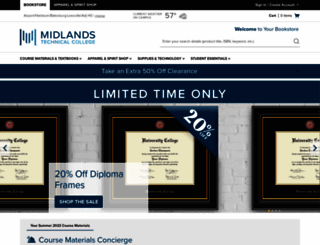 midlandstech.bncollege.com screenshot